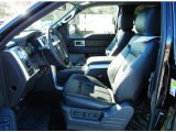 2013 Ford F150 Lariat SuperCab Black Interior