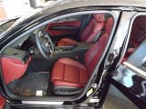 2013 Cadillac ATS 3.6L Performance Morello Red/Jet Black Accents Interior