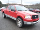 2004 Bright Red Ford F150 XLT SuperCab 4x4 #72902608