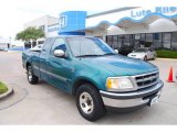 1998 Pacific Green Metallic Ford F150 XLT SuperCab #7277252
