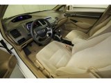 2006 Honda Civic EX Sedan Ivory Interior