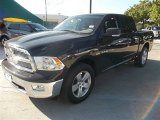 2011 Brilliant Black Crystal Pearl Dodge Ram 1500 Lone Star Crew Cab #72991547