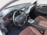 2012 Hyundai Genesis 3.8 Sedan Saddle Interior