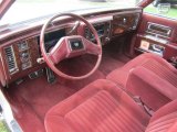 1990 Cadillac Brougham  Burgundy Interior