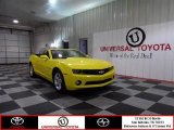 2012 Rally Yellow Chevrolet Camaro LT Convertible #72991512