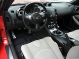 2009 Nissan 370Z Sport Touring Coupe Gray Leather Interior