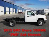 2013 Summit White GMC Sierra 3500HD Regular Cab Chassis #72992110