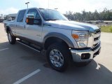 2012 Ingot Silver Metallic Ford F250 Super Duty Lariat Crew Cab 4x4 #72992257