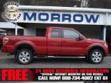 2010 Red Candy Metallic Ford F150 FX4 SuperCab 4x4 #72991575