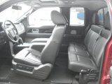 2010 Ford F150 FX4 SuperCab 4x4 Black Interior