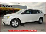 2013 Pearl White Tri Coat Dodge Journey American Value Package #72991881