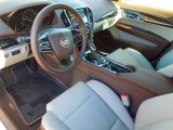 2013 Cadillac ATS 2.5L Luxury Light Platinum/Brownstone Accents Interior