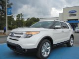 2013 White Platinum Tri-Coat Ford Explorer Limited 4WD #73054312