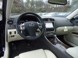 2012 Lexus IS 250 AWD Ecru Interior