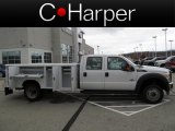 2012 Oxford White Ford F550 Super Duty XL Crew Cab 4x4 Chassis #73054067