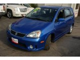 2006 Techno Blue Metallic Suzuki Aerio SX Premium AWD Sport Wagon #73054518