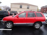 Canyon Red Hyundai Santa Fe in 2004