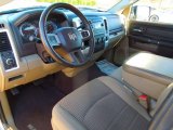 2010 Dodge Ram 1500 Big Horn Crew Cab Light Pebble Beige/Bark Brown Interior