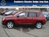 2013 Deep Cherry Red Crystal Pearl Jeep Compass Latitude 4x4 #73054349