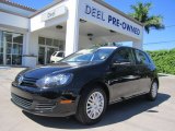 2012 Black Volkswagen Golf 4 Door #73054103