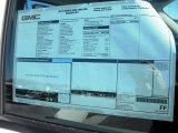 2013 GMC Sierra 3500HD Regular Cab Chassis Window Sticker