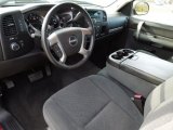 2007 GMC Sierra 1500 SLE Extended Cab Ebony Black Interior
