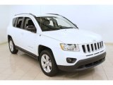 2012 Bright White Jeep Compass Sport 4x4 #73054677