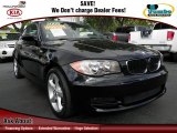 2009 Jet Black BMW 1 Series 128i Coupe #73113866