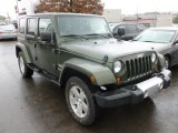 2009 Jeep Green Metallic Jeep Wrangler Unlimited Sahara 4x4 #73113911