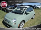 2013 Verde Chiaro (Light Green) Fiat 500 c cabrio Pop #73113895