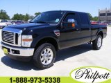 2008 Black Ford F250 Super Duty Lariat Crew Cab 4x4 #7286837