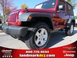 2013 Deep Cherry Red Crystal Pearl Jeep Wrangler Sport S 4x4 #73142562