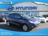 2013 Iris Blue Hyundai Tucson Limited #73142494