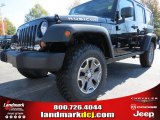 2013 Black Jeep Wrangler Unlimited Rubicon 4x4 #73142555