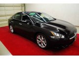 2011 Crimson Black Nissan Maxima 3.5 SV #73142552