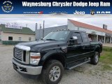 2009 Black Clearcoat Ford F350 Super Duty Lariat SuperCab 4x4 #73142650