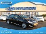 2012 Midnight Black Hyundai Sonata Hybrid #73142487