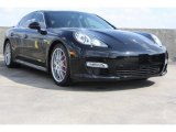 2011 Black Porsche Panamera Turbo #73142939