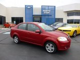 2010 Sport Red Chevrolet Aveo LT Sedan #73142611