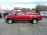 2006 Inferno Red Crystal Pearl Dodge Ram 1500 SLT Quad Cab 4x4 #73142781
