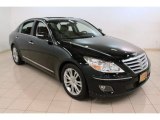 2010 Black Noir Pearl Hyundai Genesis 4.6 Sedan #73142772