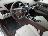 2013 Cadillac ATS 2.5L Luxury Light Platinum/Brownstone Accents Interior