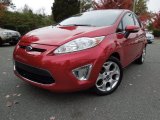 2011 Red Candy Metallic Ford Fiesta SES Hatchback #73180564