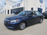 2012 Royal Blue Pearl Honda Accord EX-L V6 Sedan #73180344