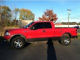 2004 Bright Red Ford F150 FX4 SuperCab 4x4 #73180424