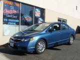 2010 Atomic Blue Metallic Honda Civic EX Sedan #73180708