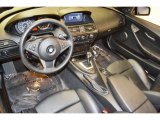 2010 BMW 6 Series 650i Convertible Black Interior