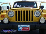 2006 Solar Yellow Jeep Wrangler Unlimited 4x4 #7272427