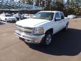 2013 Summit White Chevrolet Silverado 1500 LT Crew Cab 4x4 #73180612