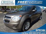 2010 Mocha Steel Metallic Chevrolet Equinox LS #73180604